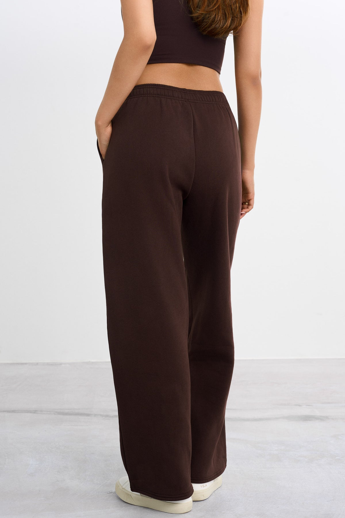 Sweatpants met rechte pijpen