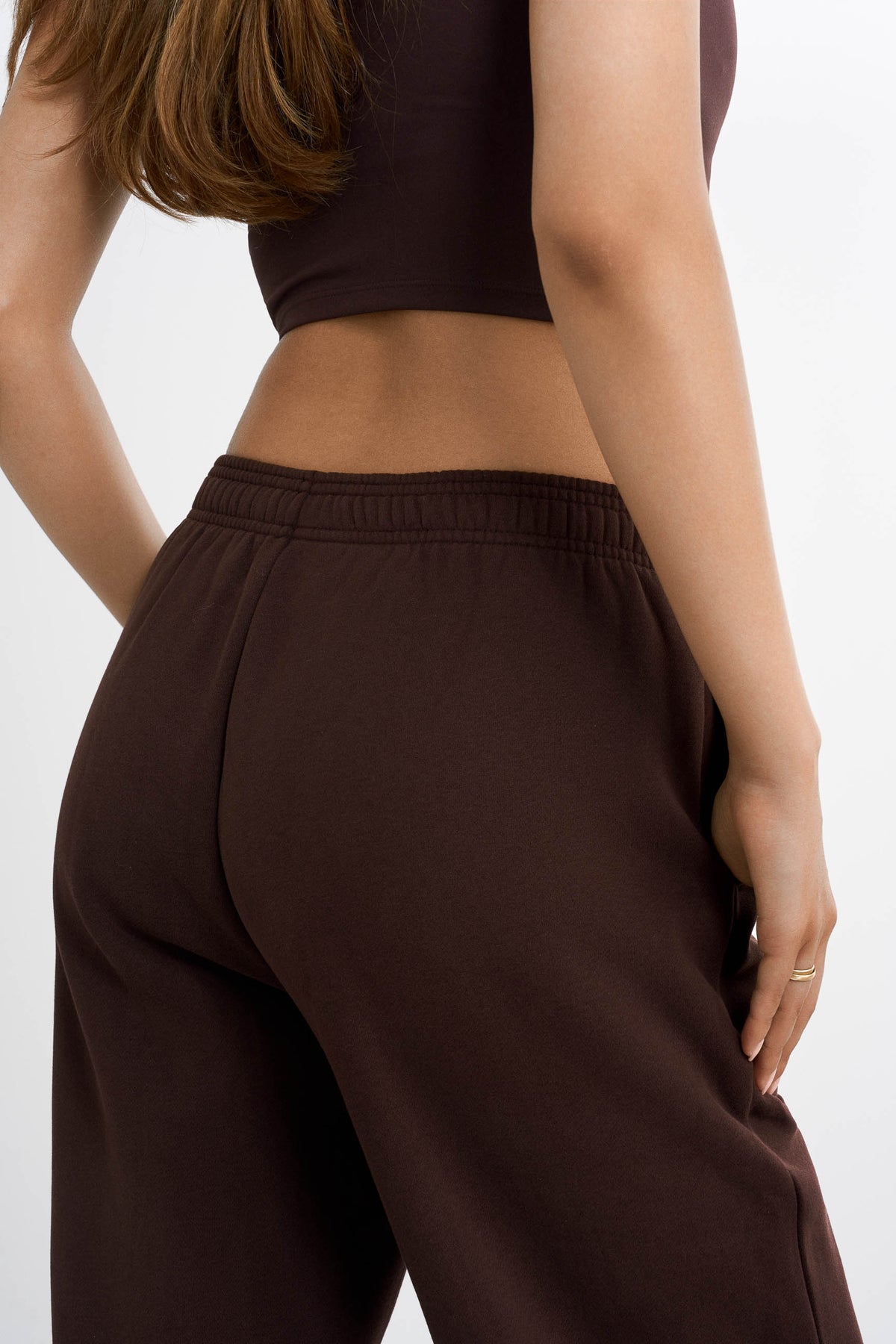 Sweatpants met rechte pijpen