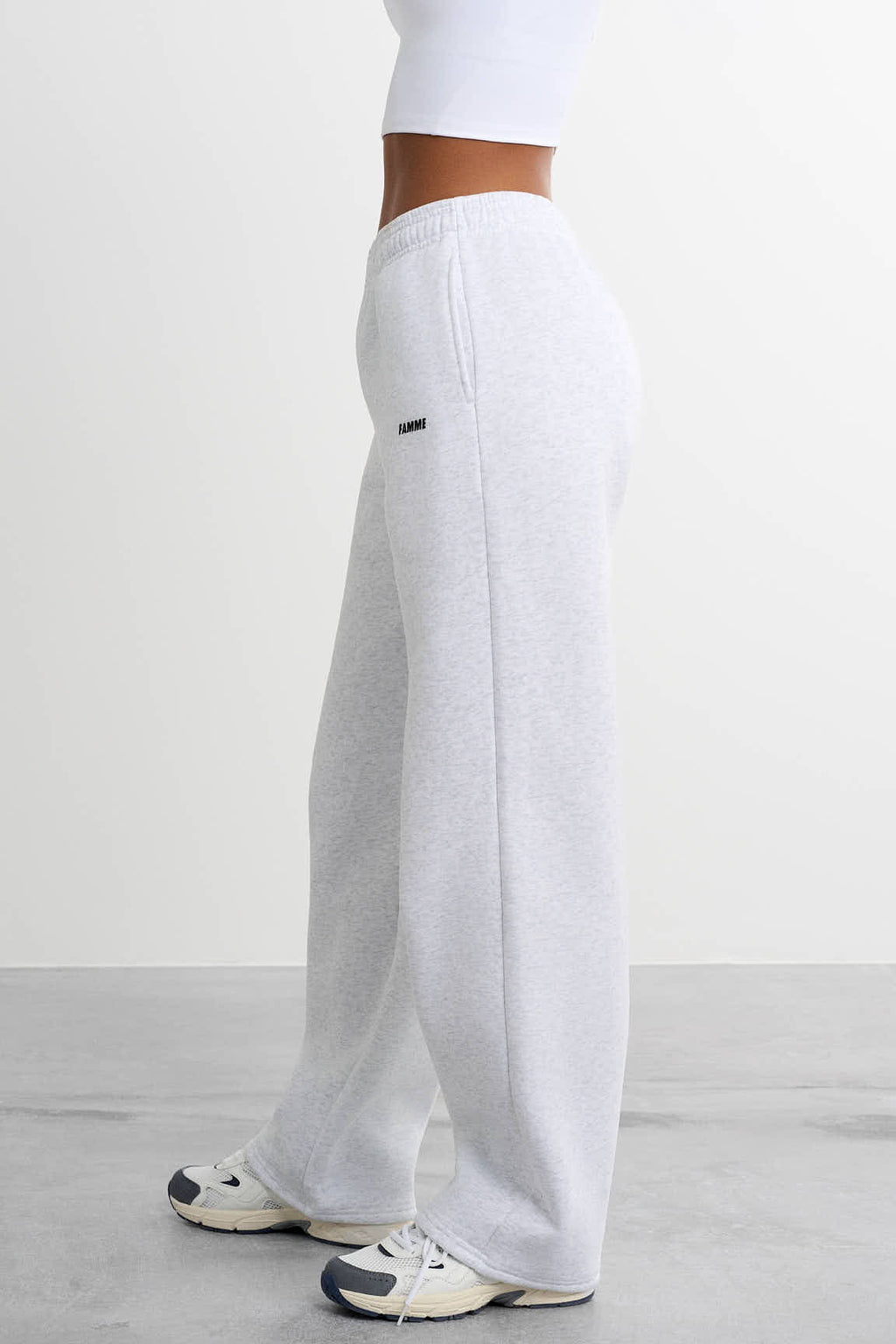 Sweatpants met rechte pijpen