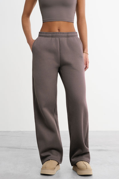 Sweatpants met rechte pijpen