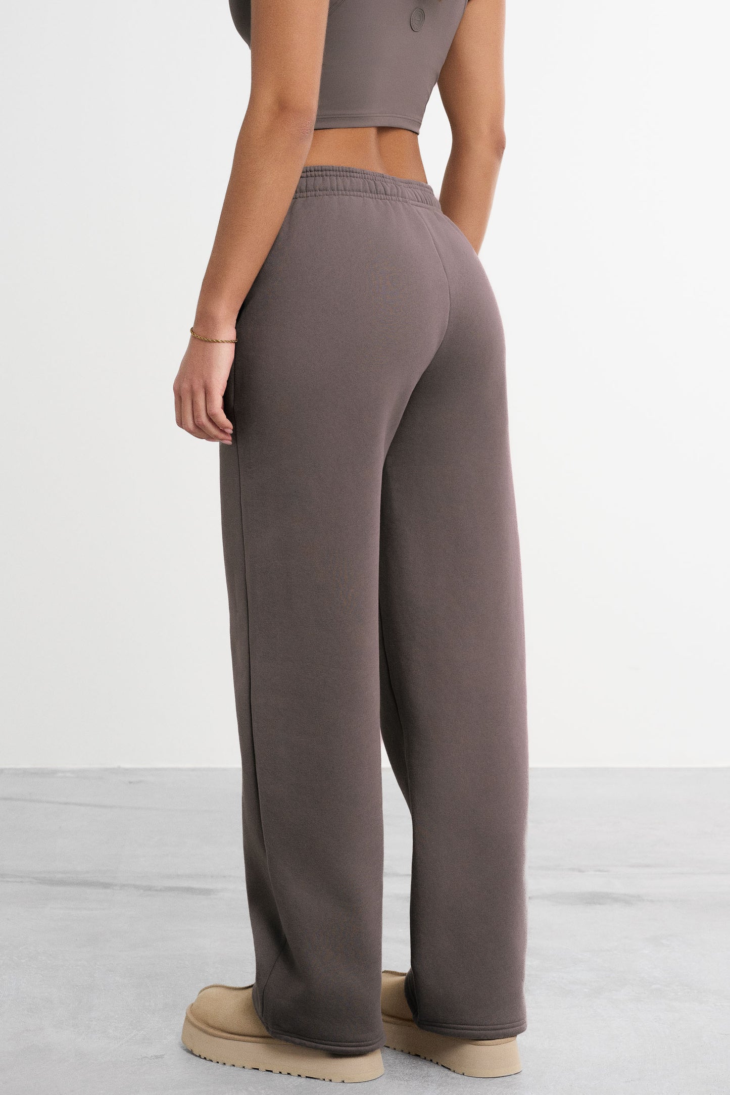 Sweatpants met rechte pijpen
