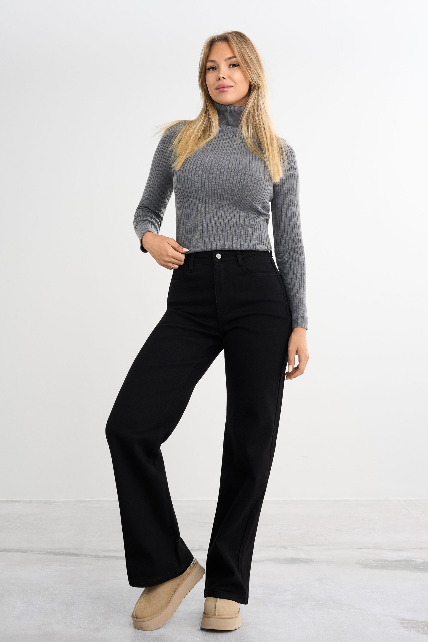 Warmhoudende Baggy Jeans