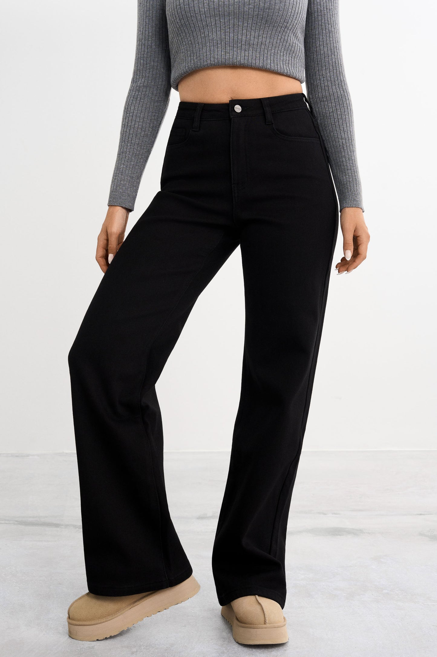 Warmhoudende Baggy Jeans