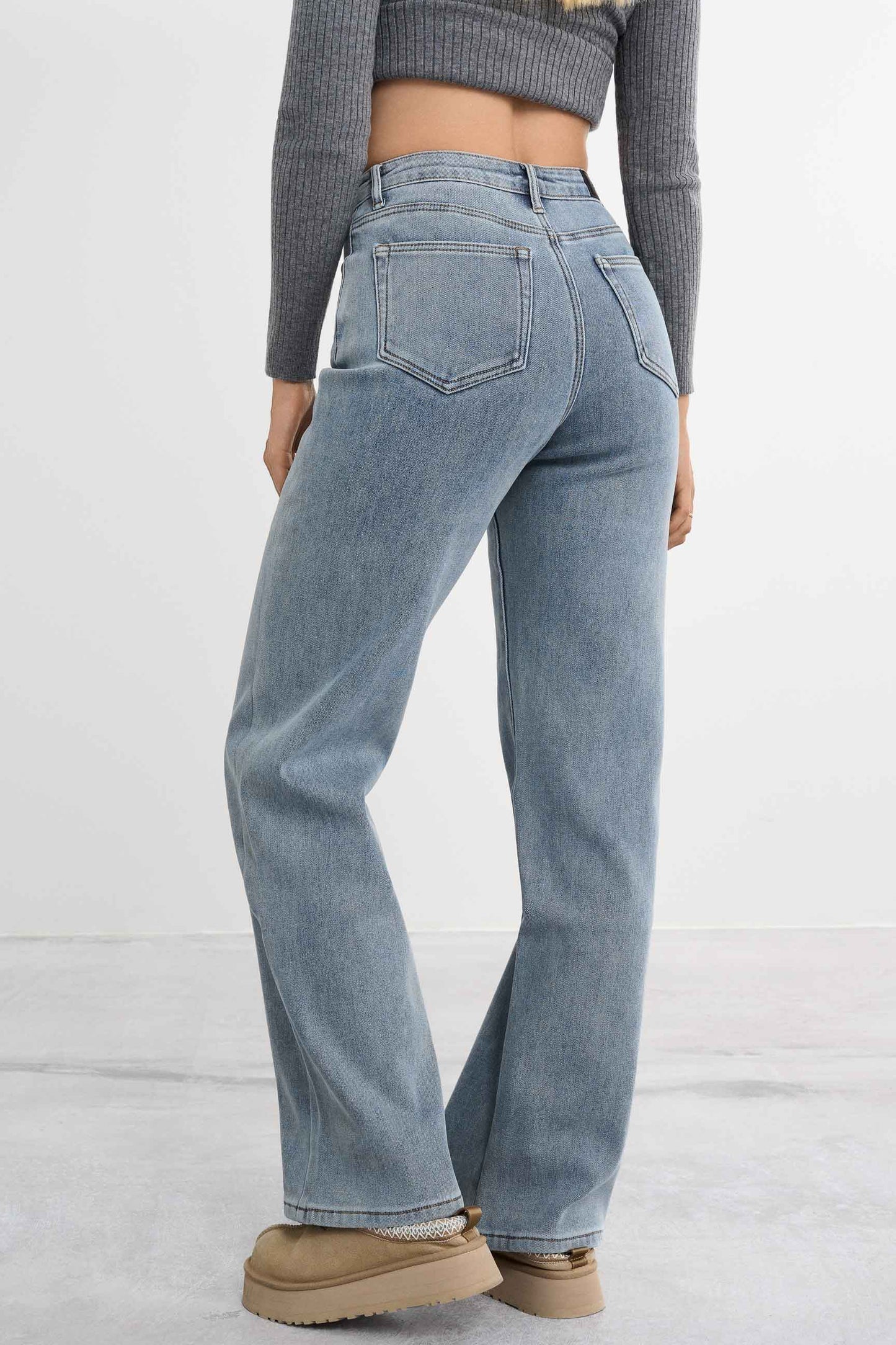 Warmhoudende Baggy Jeans