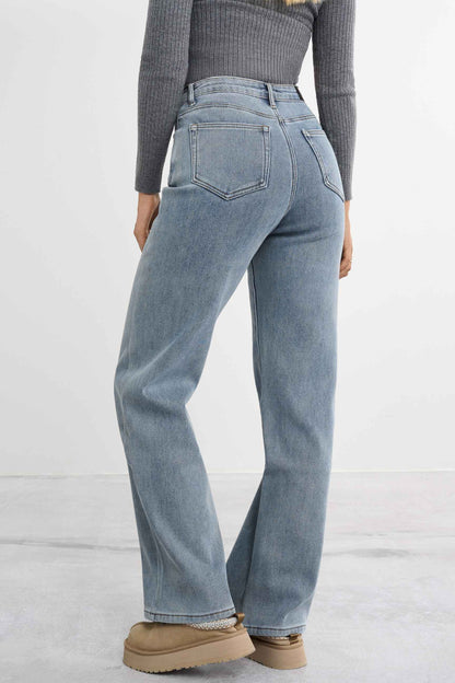 Warmhoudende Baggy Jeans