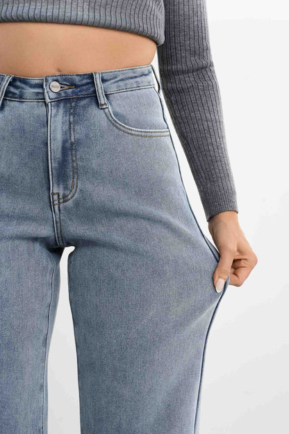Warmhoudende Baggy Jeans