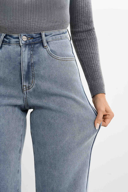 Warmhoudende Baggy Jeans