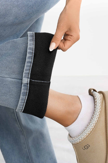 Warmhoudende Baggy Jeans